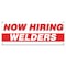 Signmission Now Hiring Welders Banner Apply Inside Accepting Application Single Sided B-30322 - alternate 1